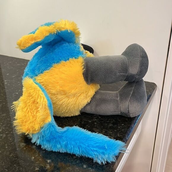 Build A Bear Macaw Parrot Plush Bird Blue Yellow Zoorrific St Louis Zoo - Picture 7 of 9